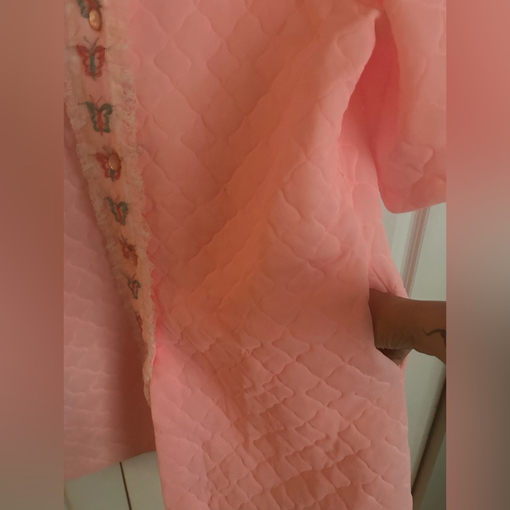 Vintage 60s quilted robe - Picture 9 of 13
